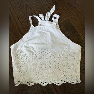 Abercrombie Eyelet Top